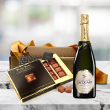 champagne and truffles gift